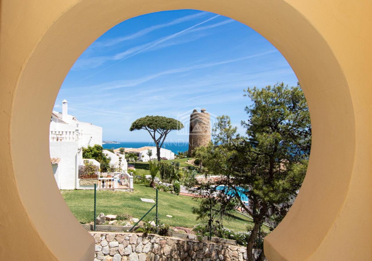マラガPanoramic Sea Views And Direct Access To The Beach From The Community In Torrenuevaアパートメント エクステリア 写真